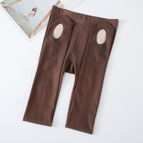 空姐灰女免脱中厚春秋假透肤薄款