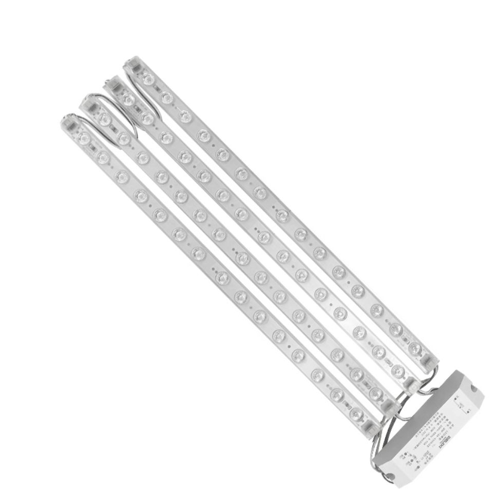 松轩国际LED一拖四灯芯磁吸式客厅灯改造长条贴片光源模组