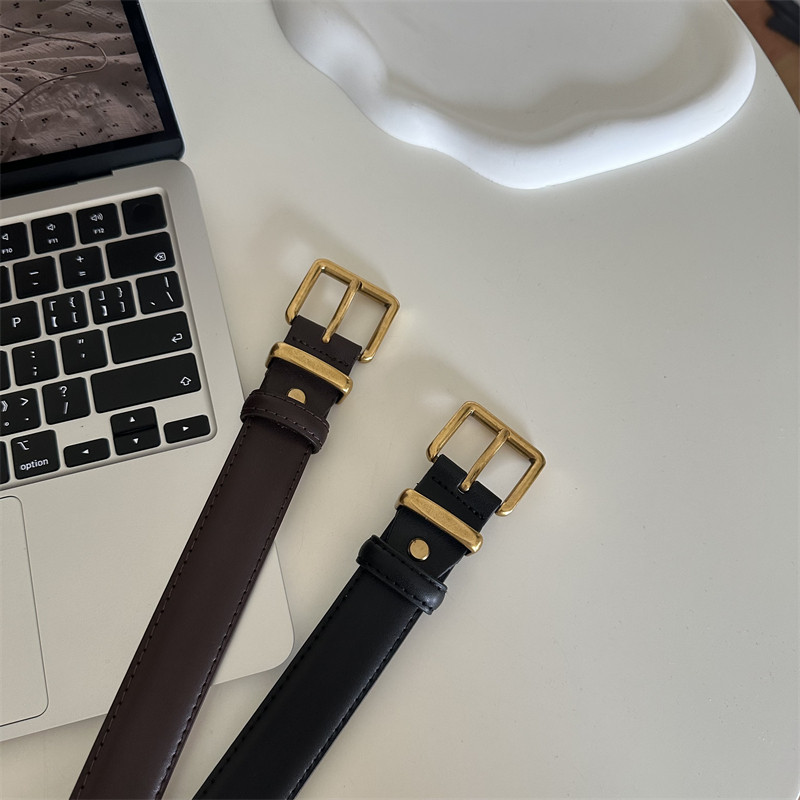 2026新款复古真皮腰带配饰做旧金扣设计感女士牛仔裤皮带学生韩版,服饰配件/皮带/帽子/围巾,腰带/皮带/腰链,淘宝优惠券,粉丝福利购,淘宝优惠卷
