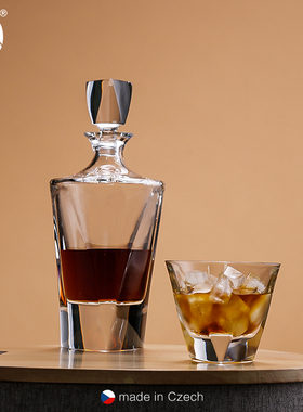 进口Duende威士忌酒具水晶玻璃威士忌洋酒杯酒樽家用7头组合套装