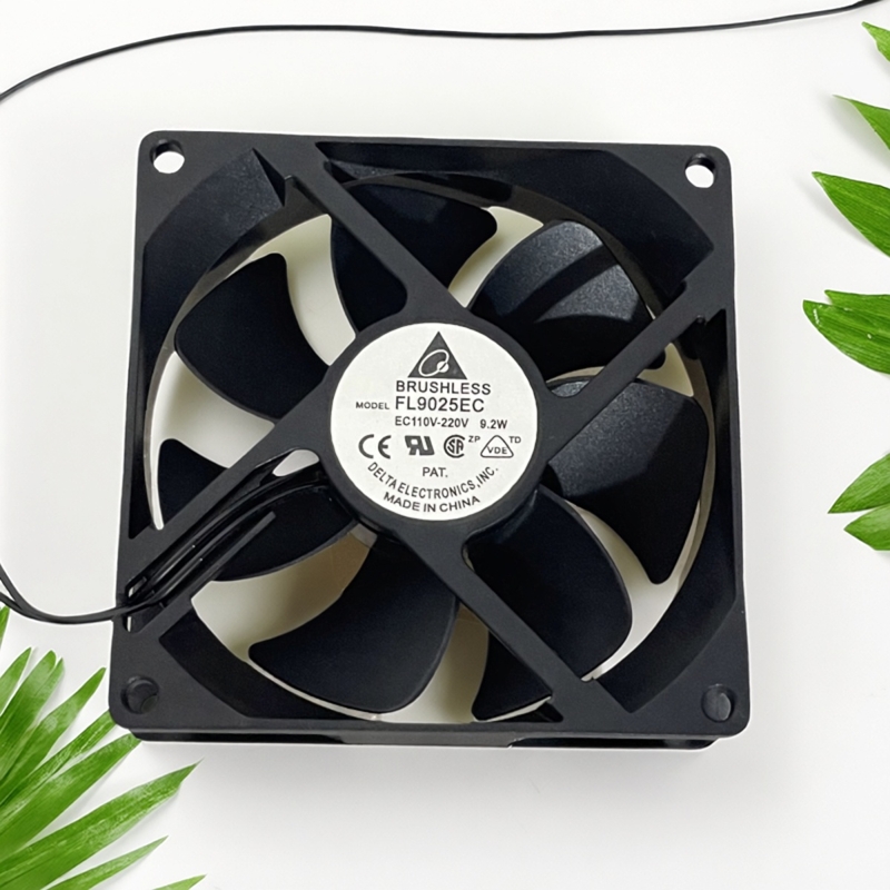 台达全新FL9025EC 大风量散热风扇EC110-220V 9cm柜机箱风机