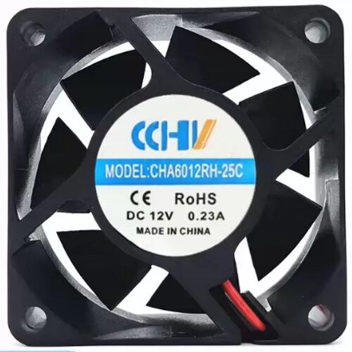 全新 CHA6012RH-25C DC12V 0.23A 6025 6CM 直流风机机箱散热风扇