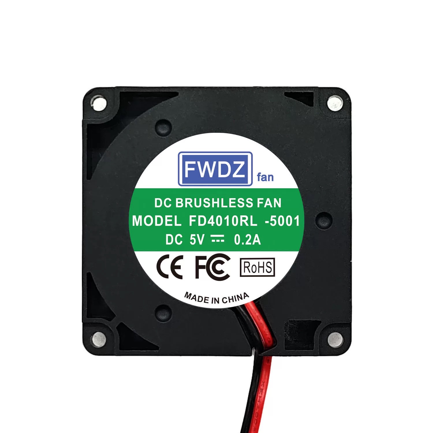 适用于原装 PI05 Mini PC散热 MODEL FD4010RL-5001 5V 0.2A风扇