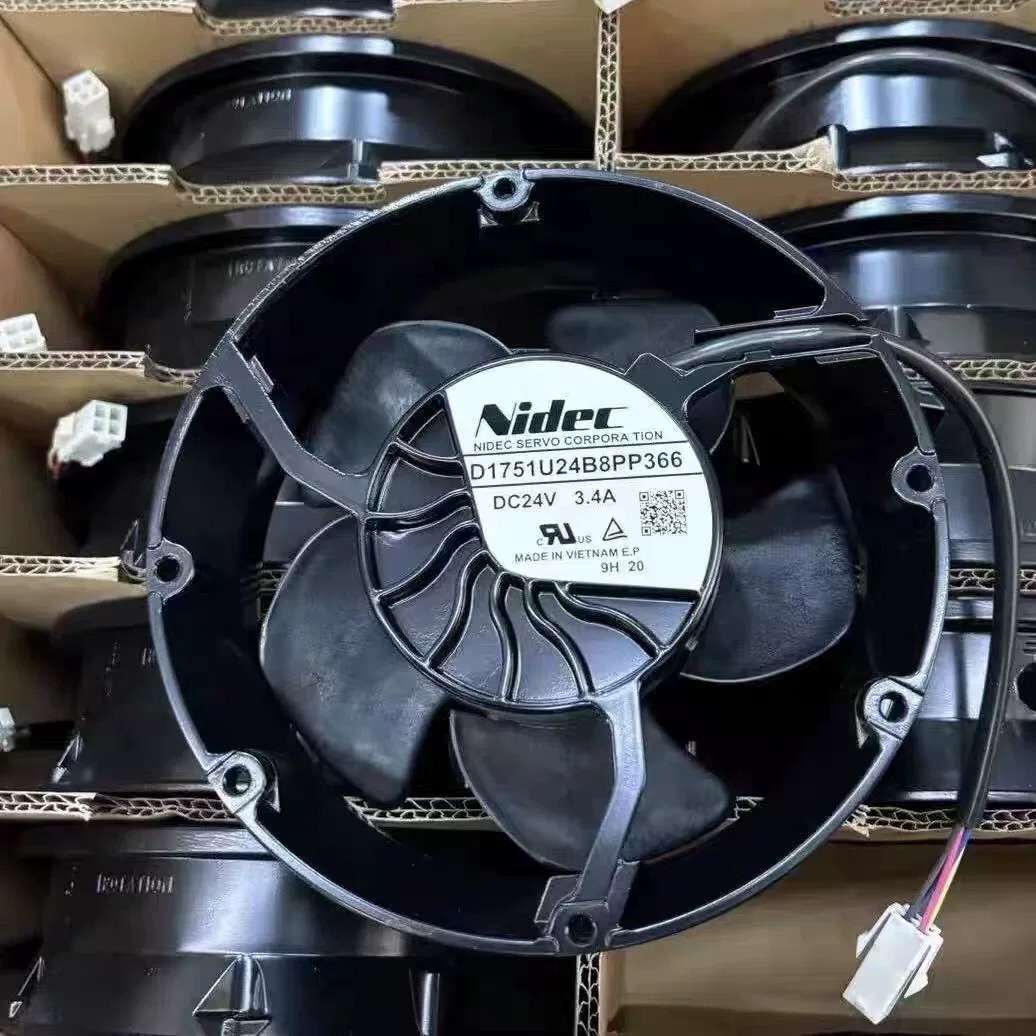 全新原装NIDEC D1751U24B8PP366 DC24V 3.4A风扇ABB580-880变频器