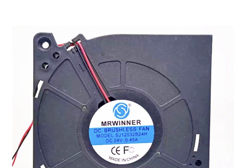 MRWINNER 直流鼓风机 SJ12032B24H DC24V 0.45A 12cm涡轮散热风扇