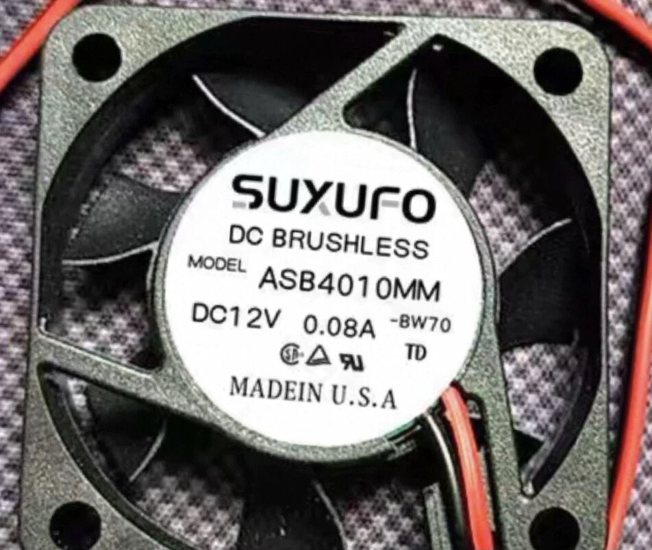 进口SUXUFO汽车导航显示屏服务变频器散热风扇ASB4010MM 12V0.08A