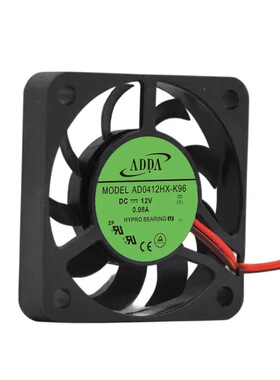 ADDA AD0412HX-K96 4006 DC12V 0.08A 超薄CPU显卡静音散热风扇