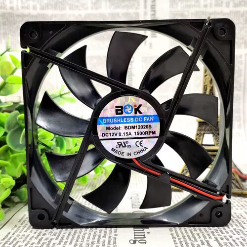 BOK 机箱超薄 BDM12020S  12020 12V 0.15A 电源 超静音 散热风扇