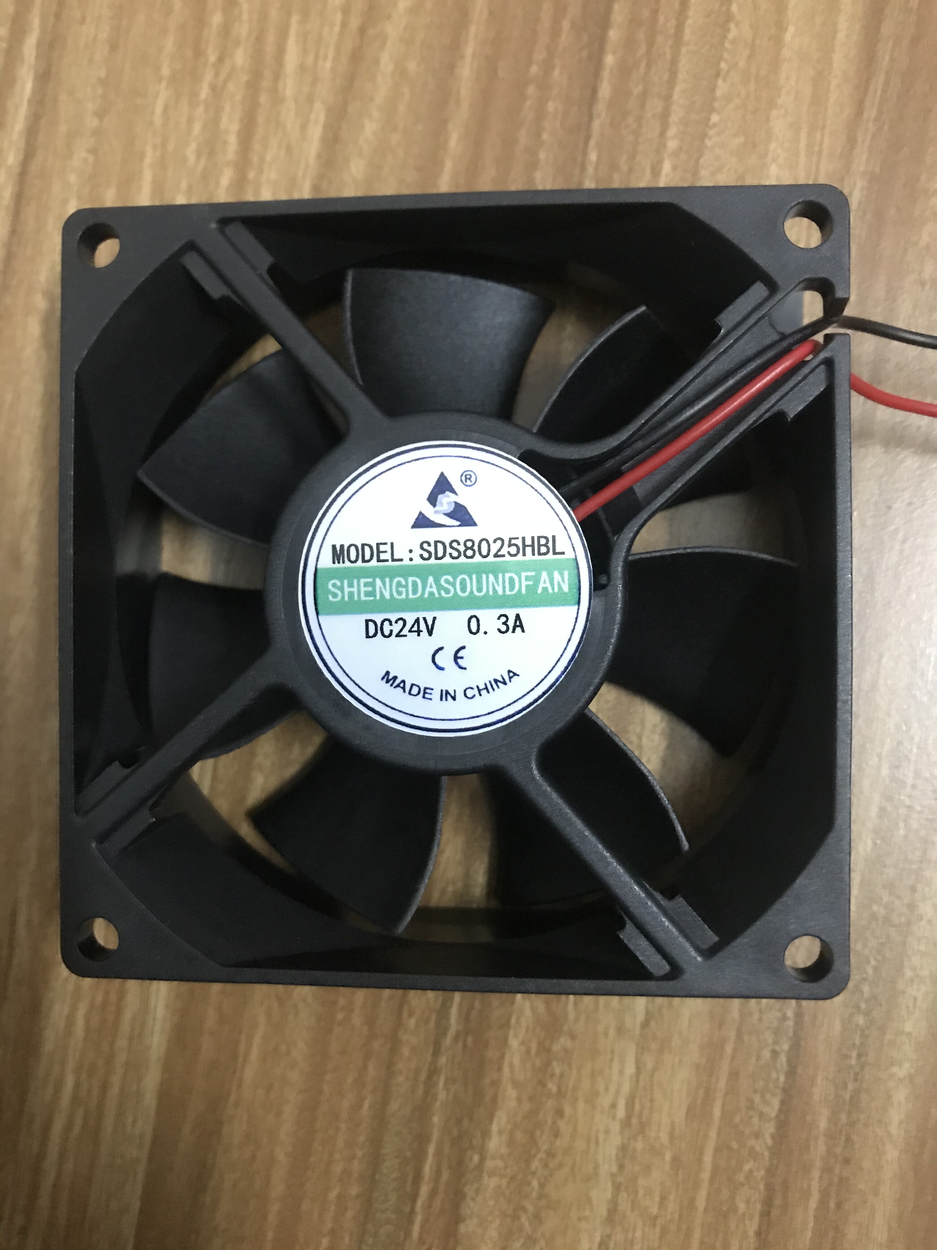 SDS8025HBL  24V0.3A 8公分伏直流径排换气变频器电焊机风扇 8025