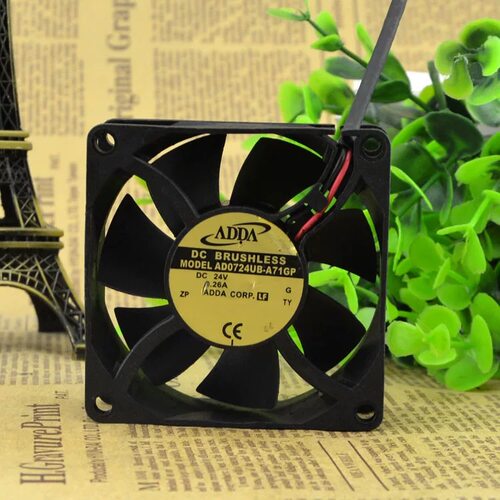 ADDA 7025 AD0724UB-A71GP 24V 0.26A 7CM 变频器 散热风扇