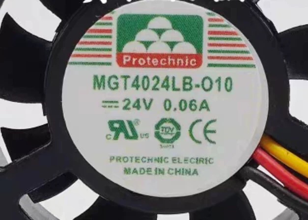 全新永立MGT4024LB-O10 24V 0.06A 二三线4CM 4010静音风扇