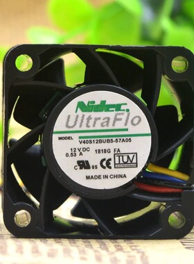 Nidec x3250 M4机箱风扇 V40S12BUB5-57A05 4028 4cm 12V 0.53A