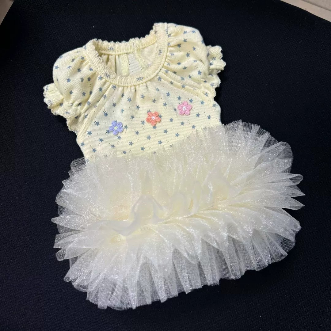 小狗衣服夏天薄款透气公主风蓬蓬裙宠物狗狗比熊泰迪小型犬连衣裙