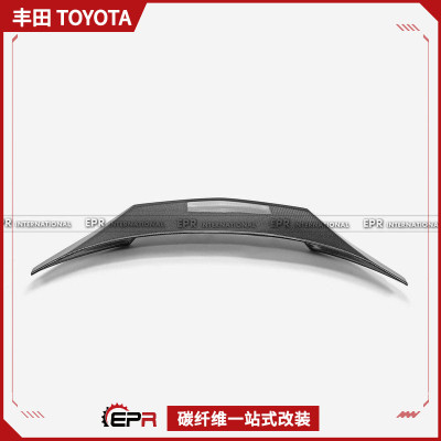 适用于丰田 GR86 BRZ 碳纤维RS款鸭尾翼扰流板定风翼改装粘贴包围