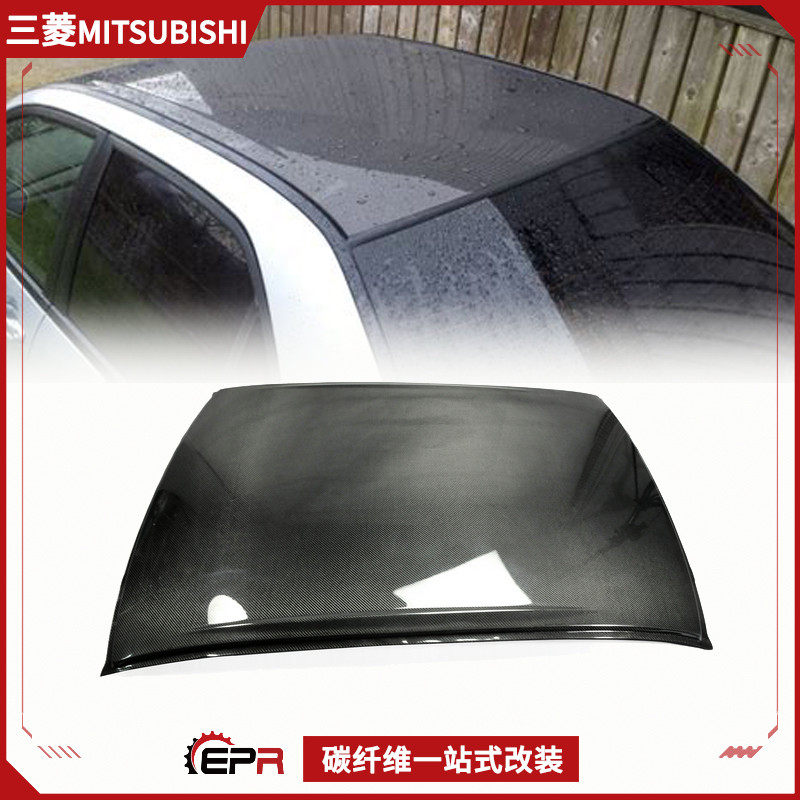 三菱EVO789改装碳纤维车顶盖板