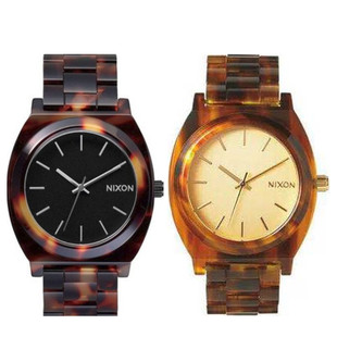 尼克松手表Nixon玳瑁琥珀色美国正品情侣中性树脂表带休闲个性酷