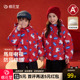 新款 儿童红色棉服冬季 棉花堂童装 连帽加厚棉袄拜年服外套 新年