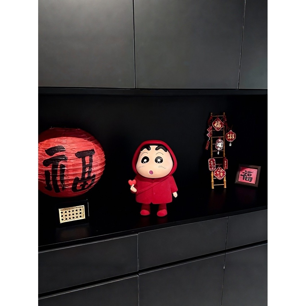 新年蜡笔小新摆件入户门玄关桌面装饰品客厅家居好物创意可爱摆件