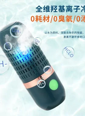 德国超声波胶囊果蔬清洗机水果