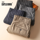 秋冬厚款 长裤 男士 直筒免烫抗皱季 子 商务进口休闲裤 意大利高端新款