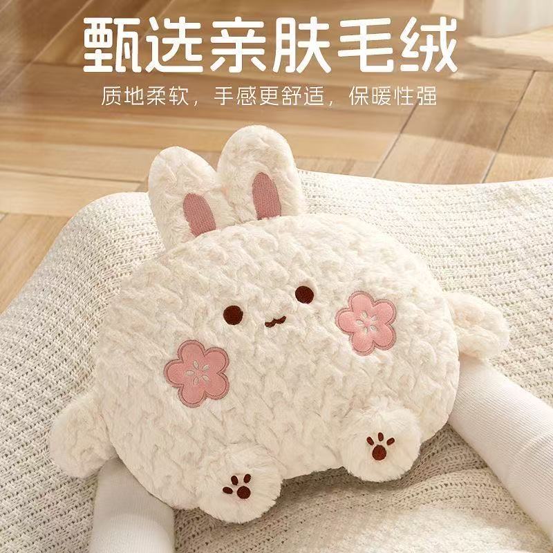 卡通电热水袋充电款暖水袋加厚防爆暖手袋充电式暖宝宝女生暖手宝