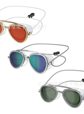 游泳瞪大眼睛看防雾护目眼镜游泳池全视角Full-View Swim Goggle