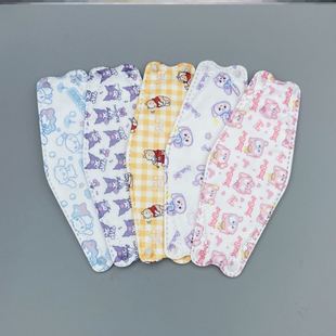 口耳罩3d立体玉桂狗儿童女孩口罩草莓熊星黛露琳娜贝儿玲娜贝尔兔