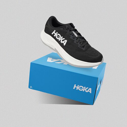 HOKA正品 RINCON 4 舒适百搭低帮防滑休闲跑步鞋男款1155130-BWHT