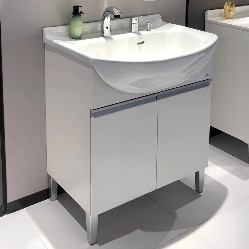 TOTO浴室柜ldsw753k75cm落地龙头