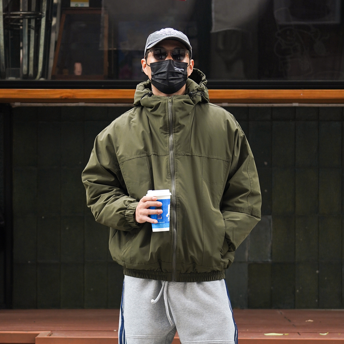 日系复古2025年冬季工装风羽绒服