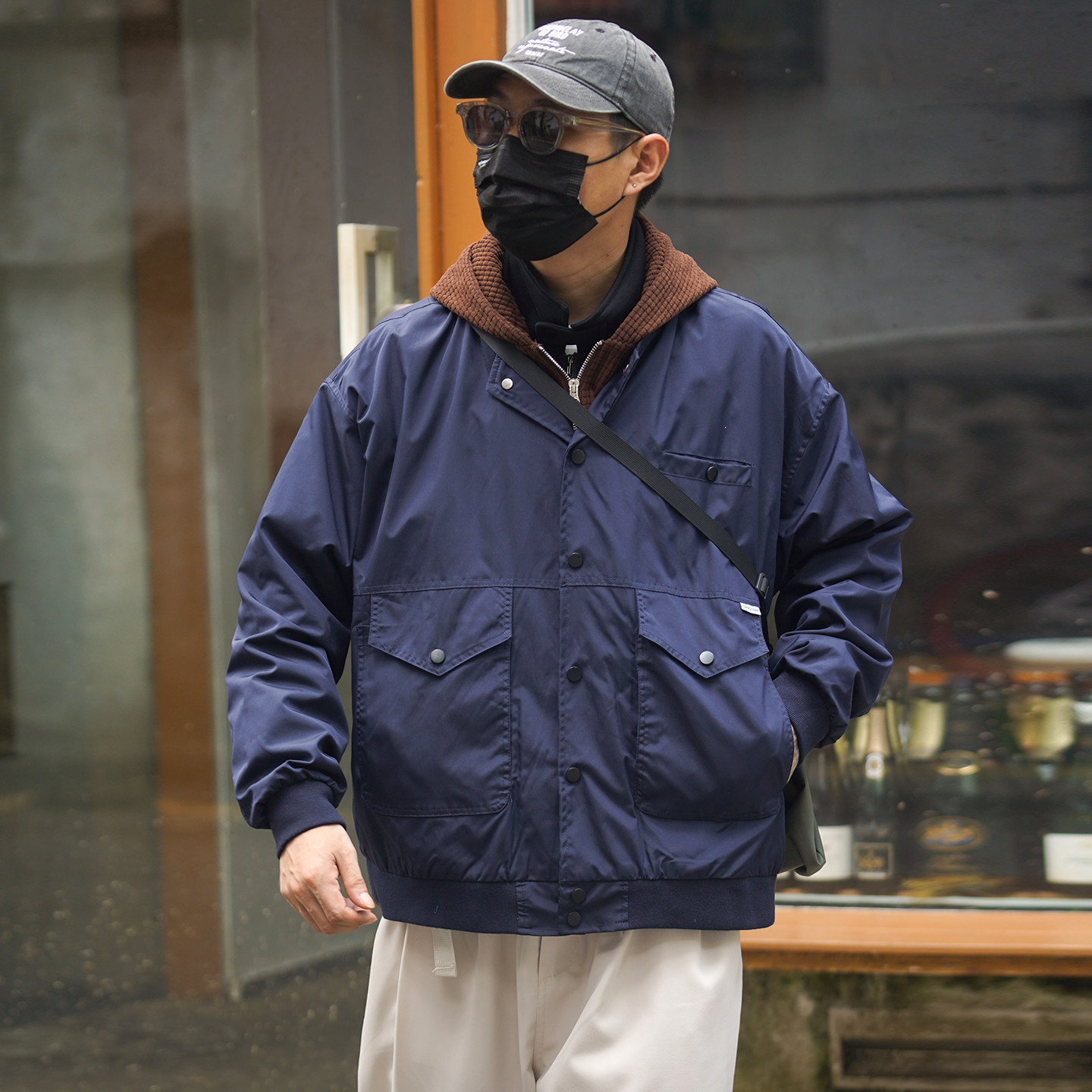 PROPCELL日系复古机能风拼接连帽假两件工装风宽松多口袋夹克外套,男装,夹克,淘宝优惠券,粉丝福利购,淘宝优惠卷