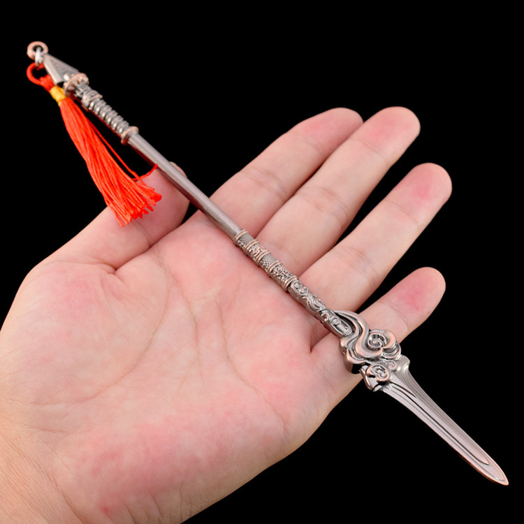 雪鹰领主动漫小说周边实物武器东伯雪鹰飞雪枪金属兵器模型道具