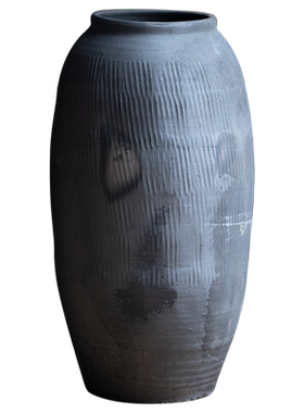 御三泥仿古粗陶陶瓷罐