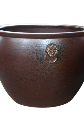 大缸加固陶瓷庭院造景莲花