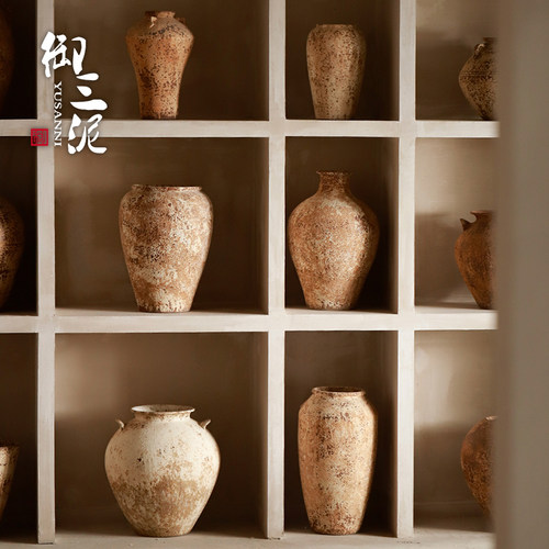 景德镇陶瓷中式侘寂客厅玄关摆件