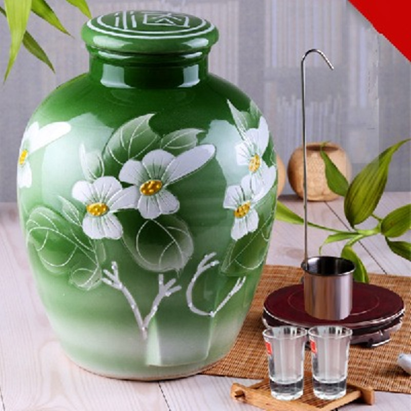 清香型竹叶酒10斤大坛山西牧童竹叶酒青45度5000mL