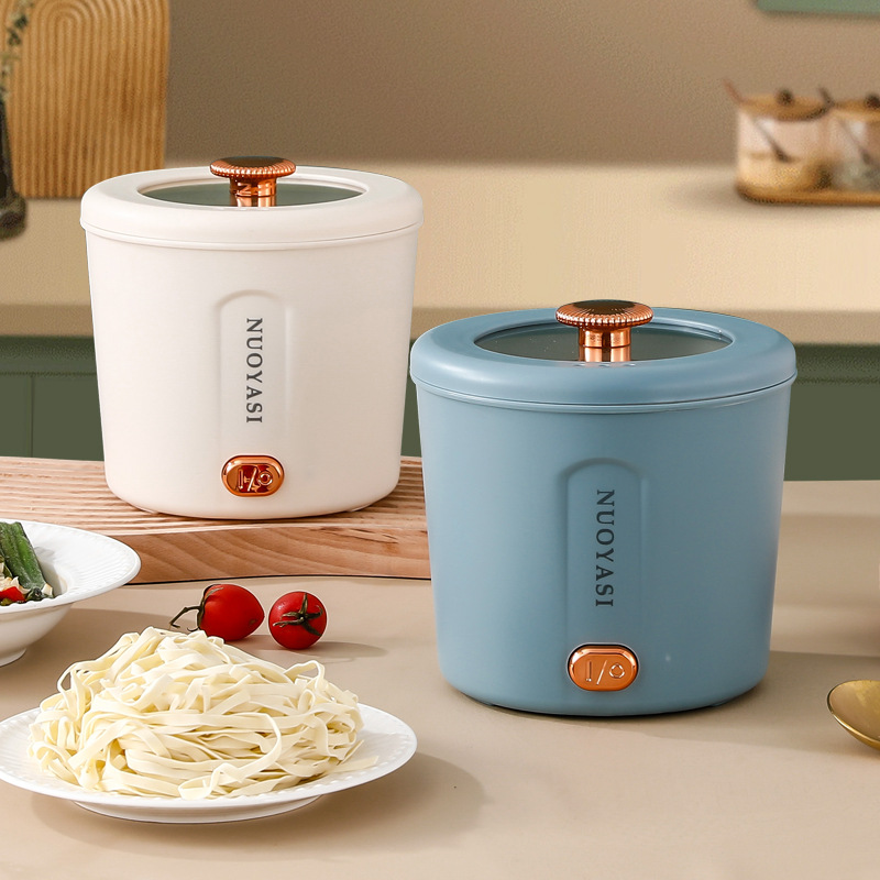 跨境110V迷你电煮锅电火锅电蒸煮一体宿舍旅行电热锅小型泡面锅