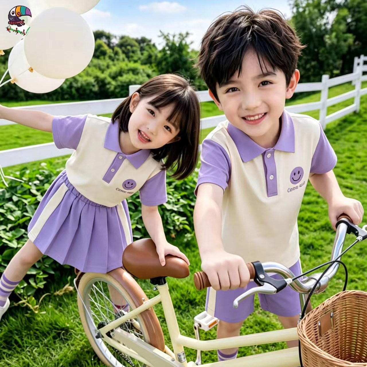 幼儿园园服夏季套装小学生班服运动套装儿童六一表演服一年级校服