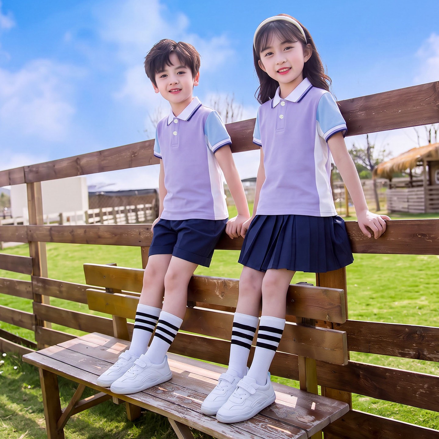 夏季短袖小学生校服园服演出