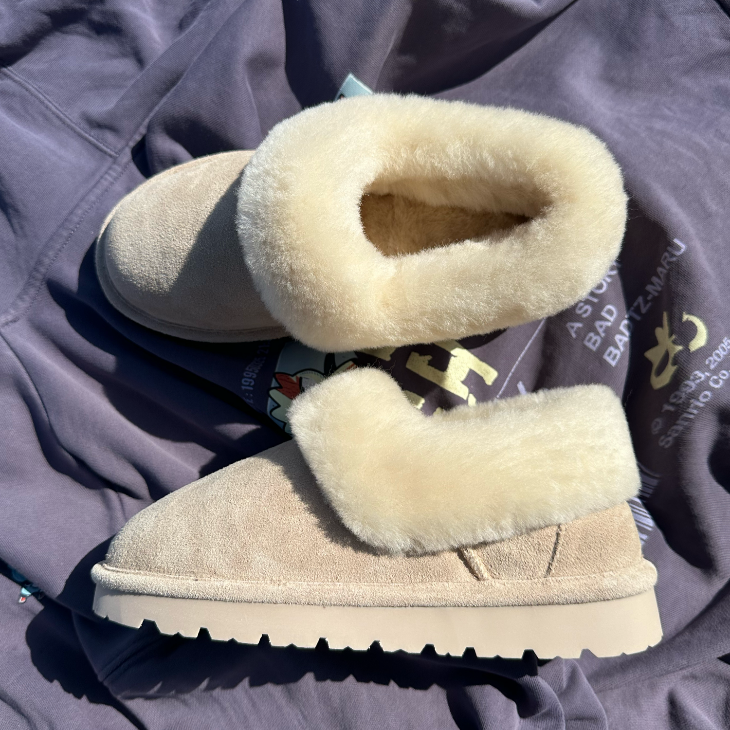 毛毛雪地靴女外穿羊皮毛一体包头拖雪松糕一脚蹬懒人棉鞋冬季便鞋,女鞋,时尚雪地靴,淘宝优惠券,粉丝福利购,淘宝优惠卷