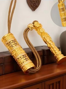 素款民族风六字真言雕刻吊坠时尚百搭气质通用新品