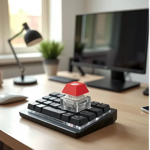 解压木鱼按键网红功德按键电子木鱼键帽发光发财按钮学生玩具