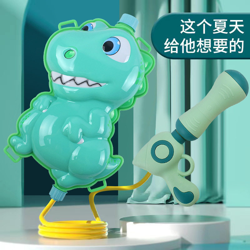 儿童背包水枪玩具抽拉式喷水男孩女孩泼水节夜市地摊塑料/塑胶