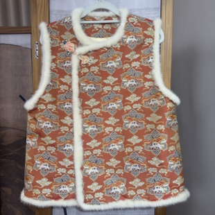 钱小萍宋锦云驹踏瑞圆领斜襟款新中式国风日常百搭手工盘扣带钢印