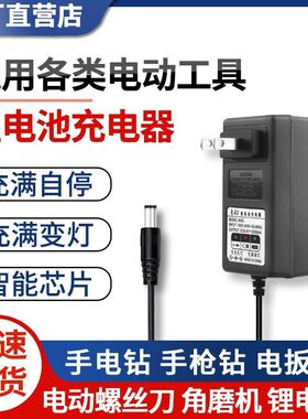8.4V12.6V16.8V21V25.2V29.4V锂电池充电器电动工具充电器筋膜枪