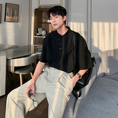 2025新款 男装 高级感衬衫 轻奢时尚 休闲衬衣男 Hualun夏季 短袖 新中式