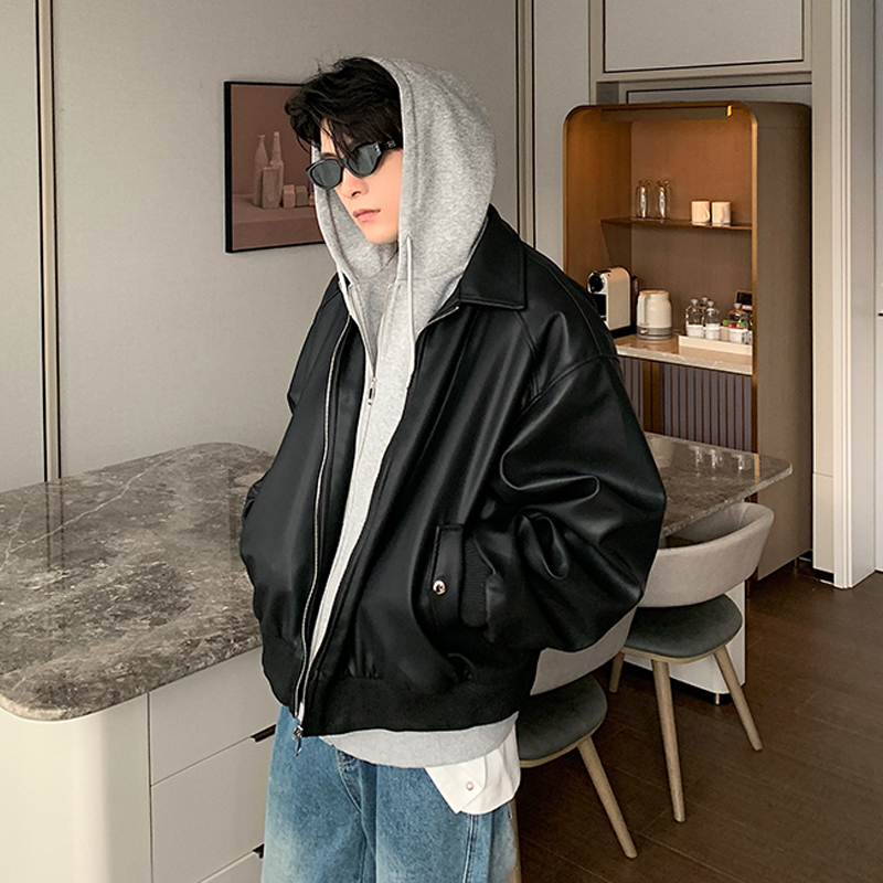 Hualun连帽秋冬宽松夹克