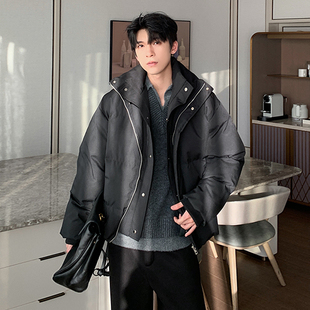 假两件夹克棉服男外套高级感痞帅加厚保暖棉衣男款 Hualun冬季 男款