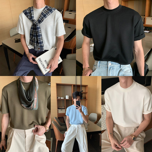HLDS夏季抗皱凉感短袖t恤