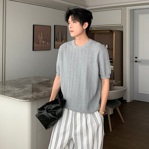 Hualun莱赛尔亚麻针织T恤